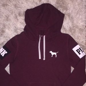 VS PINK Maroon Hoodie - XS